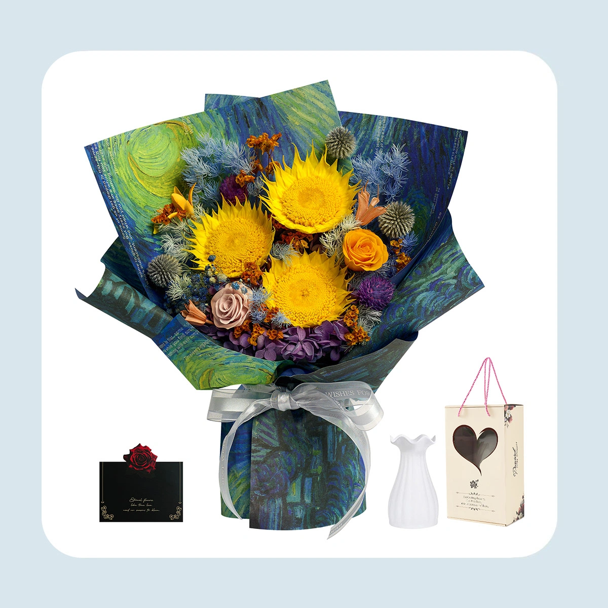 preserved roses bouquet 7