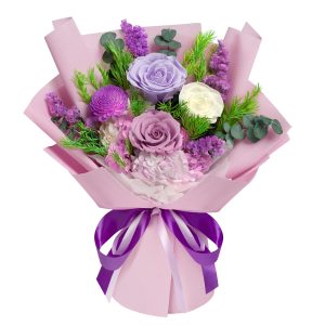 purple bouquets