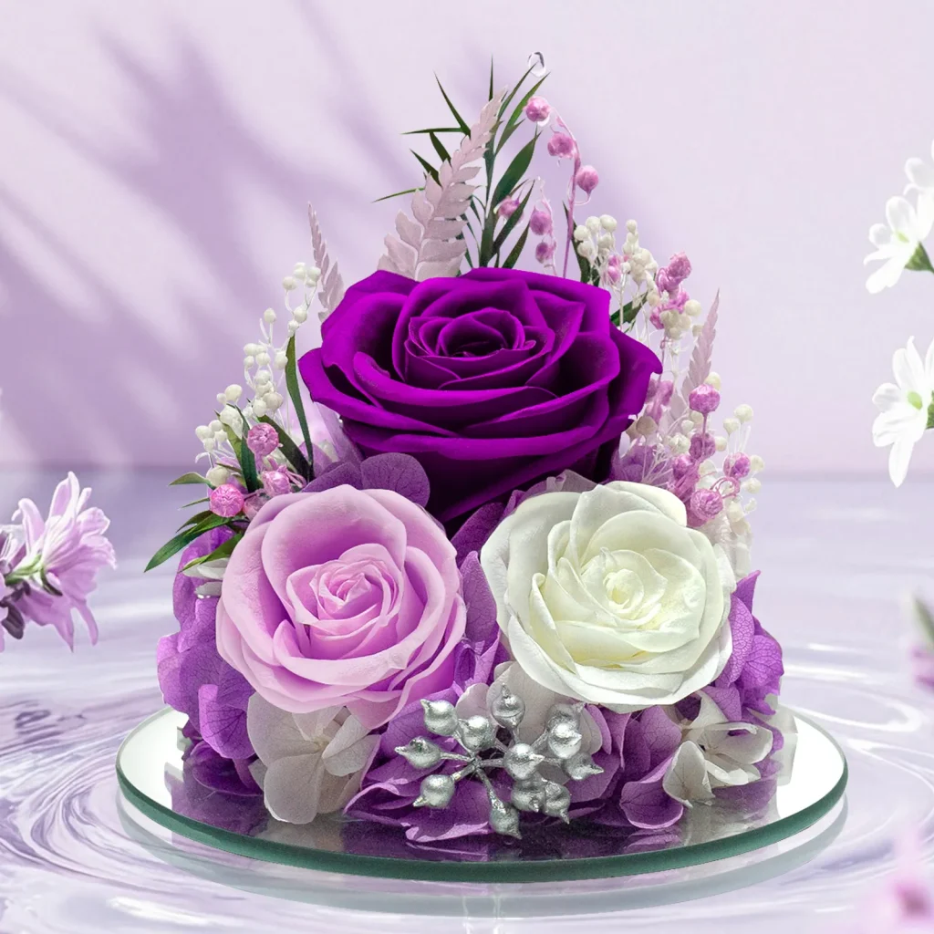 the production process of eternal flowers